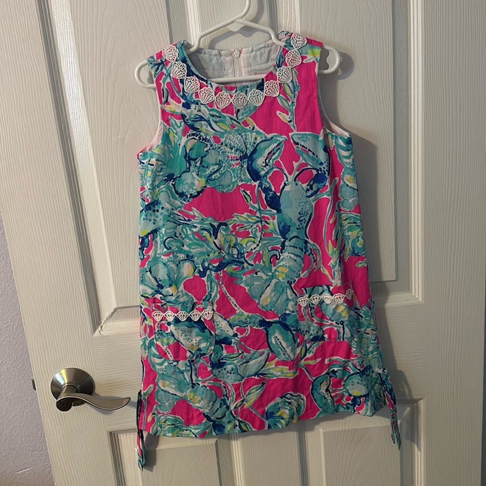 Girls Little Lilly knit shift dress